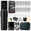 XNET T1 Wireless Tattoo Machine Pen Full Completed Kit